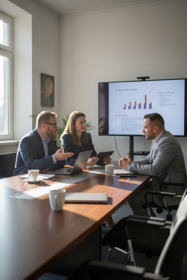 Collaborateur en réunion